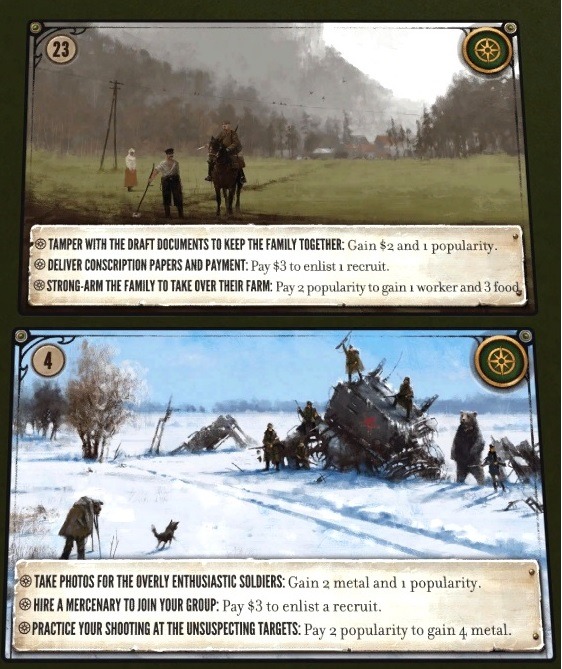 Scythe - Board Game Review encounter cards