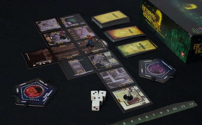 Best Halloween Horror Board Games betrayal at house on the hill layout overview