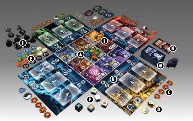 Best Halloween Horror Board Games ghost stories layout overview