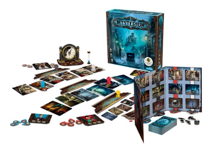 Best Halloween Horror Board Games mysterium components