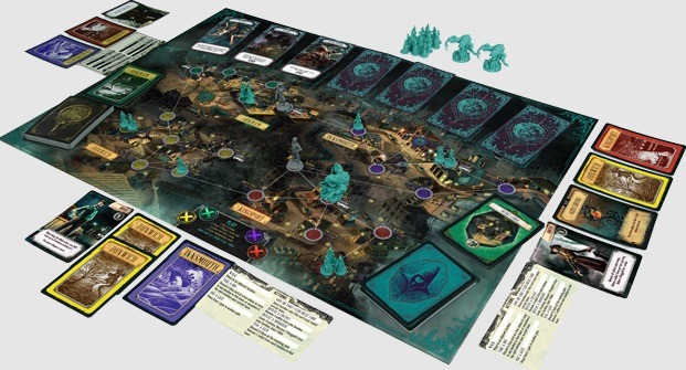 Best Halloween Horror Board Games pandemic reign of cthulhu layout overview