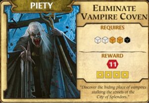 Lords of Waterdeep - Dungeons and Dragons Board Game eliminate vampire coven quest card