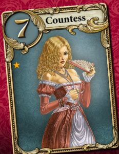 love letter countess card