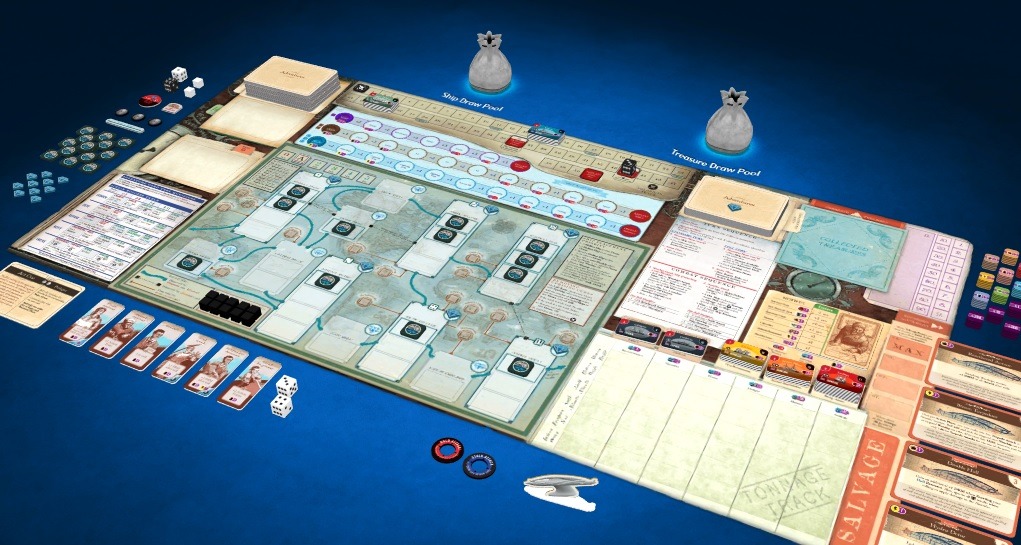 Best Solo Board Games nemo's war board overview