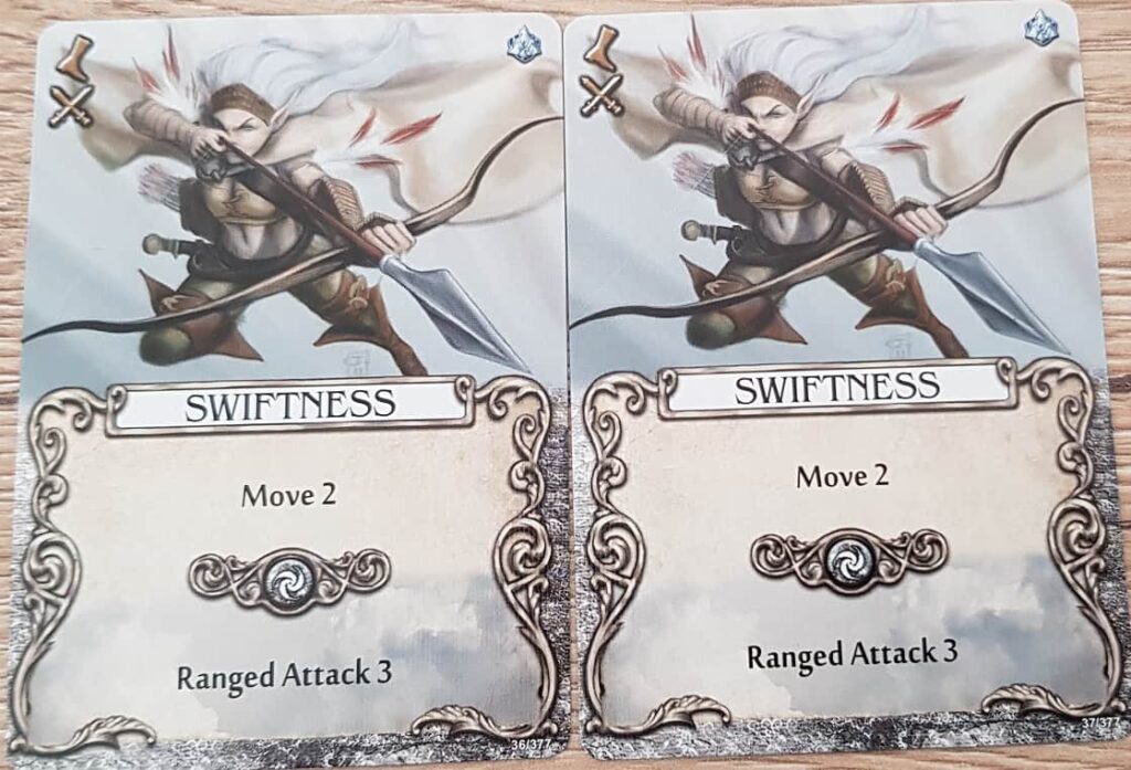 Mage Knight Heroes and their Abilities swiftness