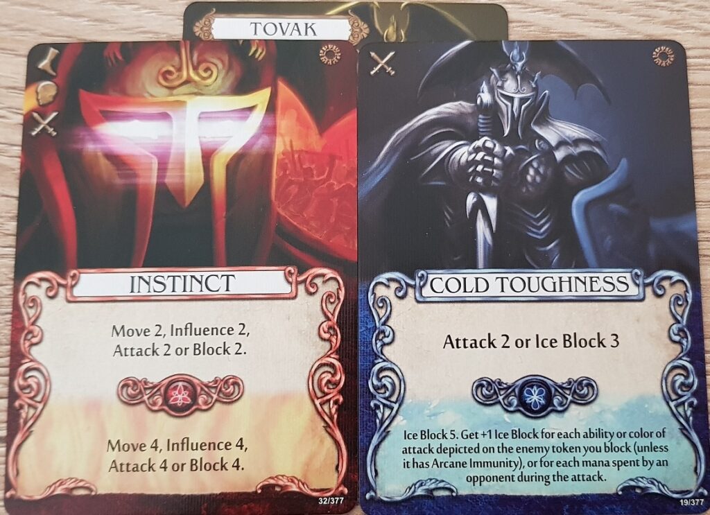 Mage Knight Heroes tovak