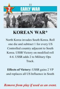 Twilight Struggle Review Board Game and Video Game korean war