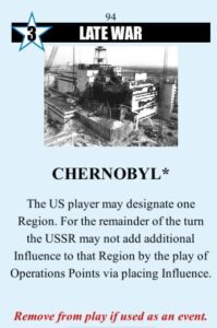 Twilight Struggle Review Board Game and Video Game chernobyl