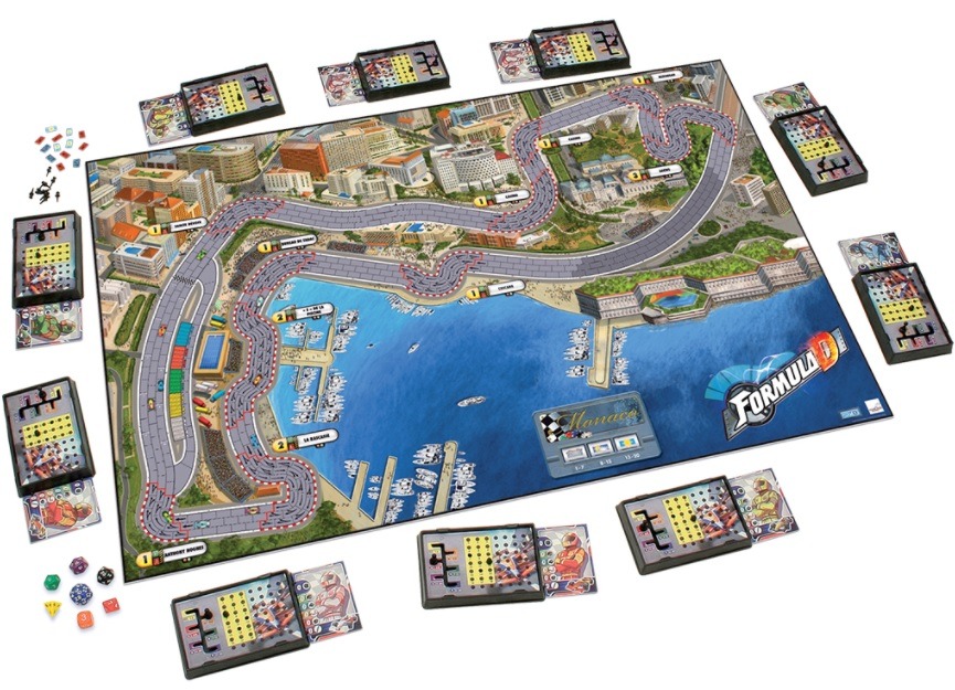 Best Auto Racing Board Games formula d layout overview