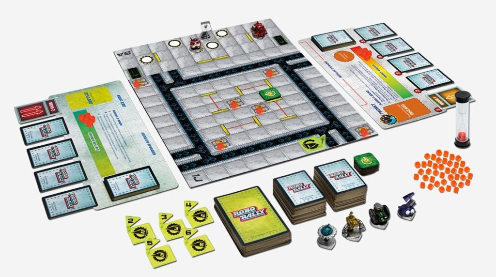 Best Auto Racing Board Games robo rally layout overview