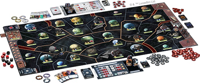 Best Civil War Board Games star wars rebellion layout overview