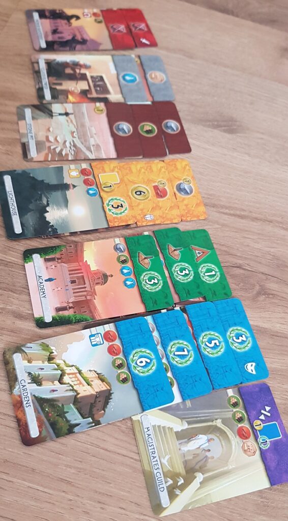 7 wonders duel review city