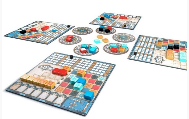 top 10 family board games azul setup overview table