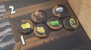 Caverna Cave vs Cave Review Cardboard Markers