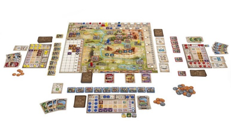 Top 10 Strategy Board Games for Adults Great Western Trail Setup