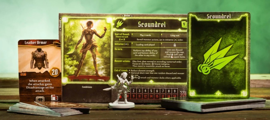 Best Solo Board Games Gloomhaven Scoundrel Character