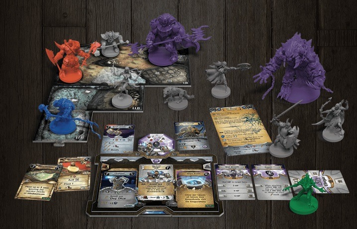 Best Solo Board Games Sword & Sorcery Components