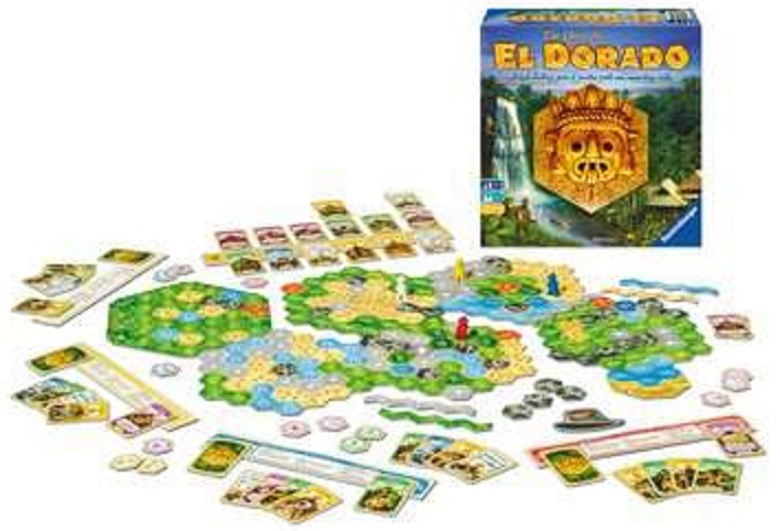 Top 10 Christmas Board Games The Quest for El Dorado Components