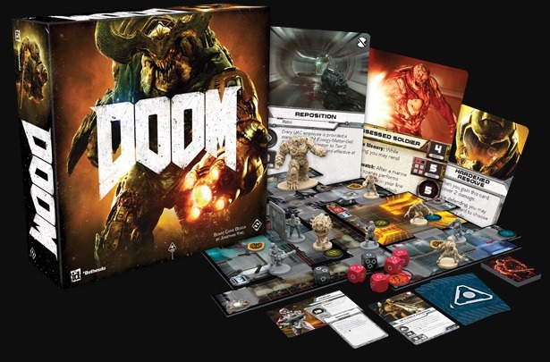 best dungeon crawler board games doom board game box