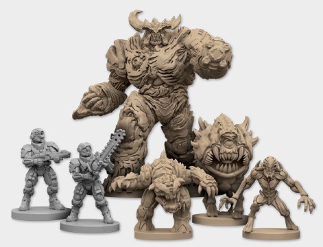 best dungeon crawler board games doom board game miniatures