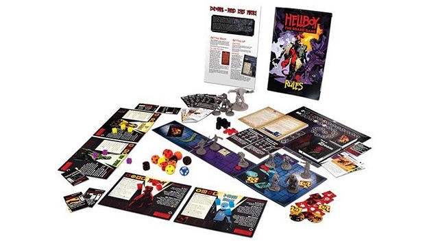 best dungeon crawler board games hellboy components