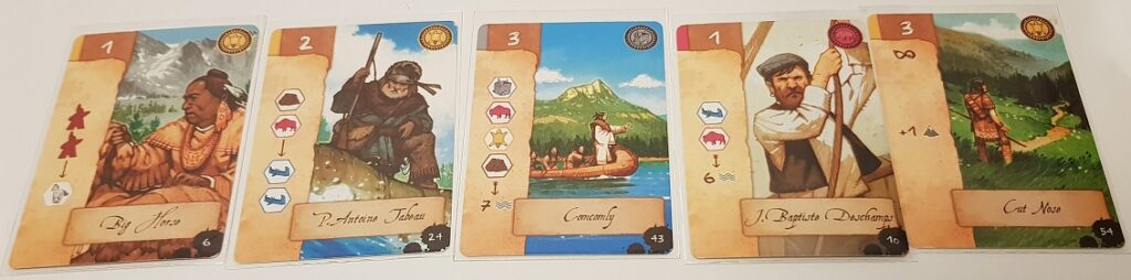 Lewis & Clark Board Game Review Layout Cards