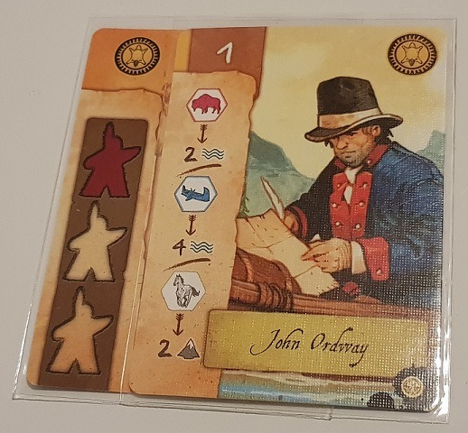 Lewis & Clark Board Game Review Layout Commander Card