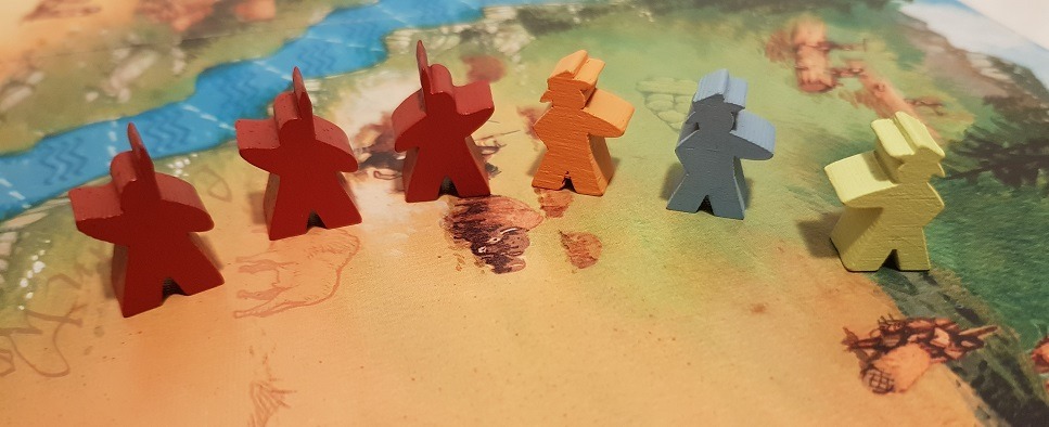 Lewis & Clark Board Game Review Layout Meeples