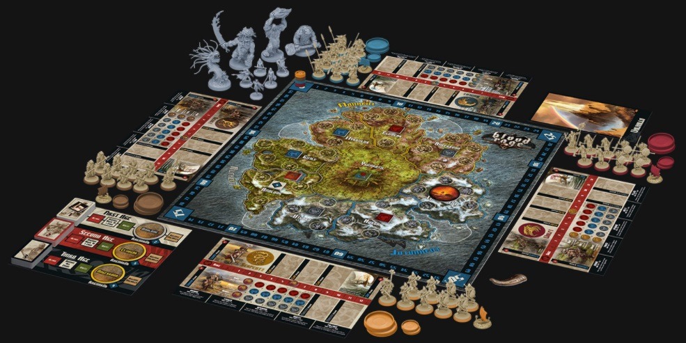 best viking board games blood rage layout overview