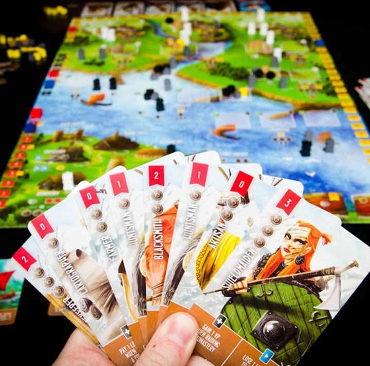 best viking board games raiders of the north sea hand cards