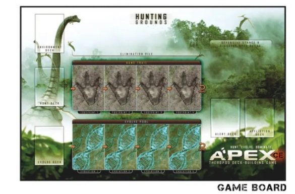 best dinosaur board games apex theropod deck-building game board