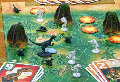 best dinosaur board games raptor board close up