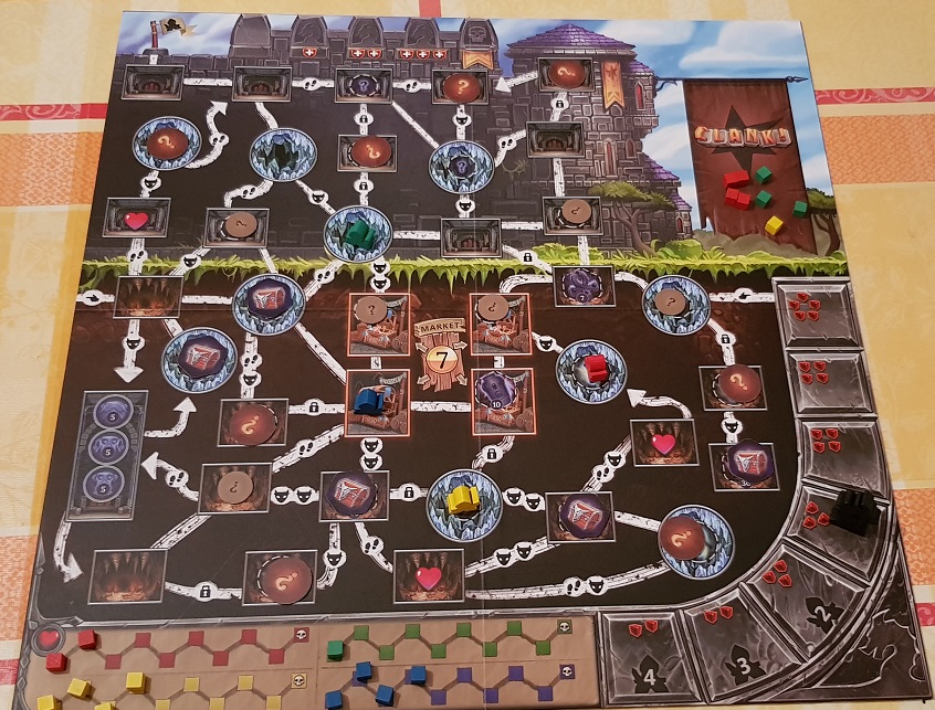 Clank Board Game Review Board Overview