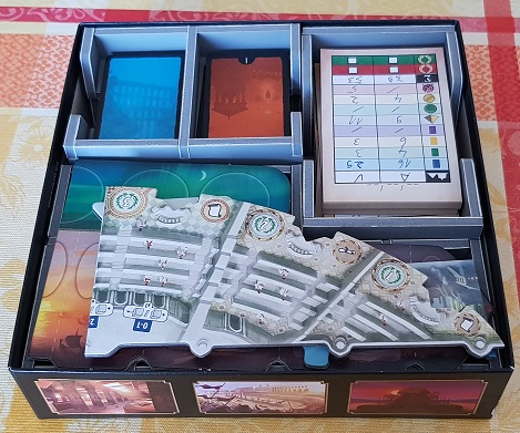 7 Wonders Duel Agora Expansion Review Folded Space Insert Closed