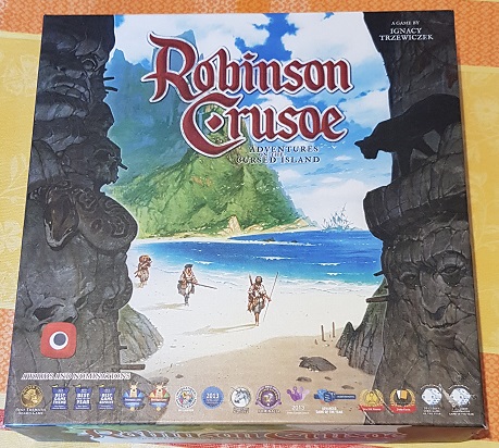 Robinson Crusoe Board Game Review Box