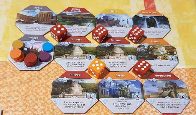 Origins First Builders Board Game Review Building Tiles