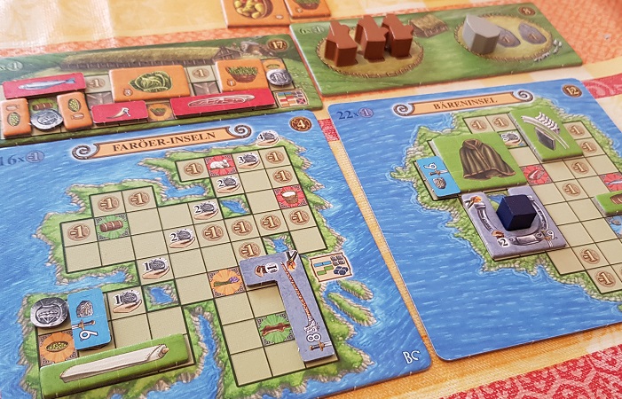 Why A Feast for Odin is an Excellent Solo Board Game exploration boards