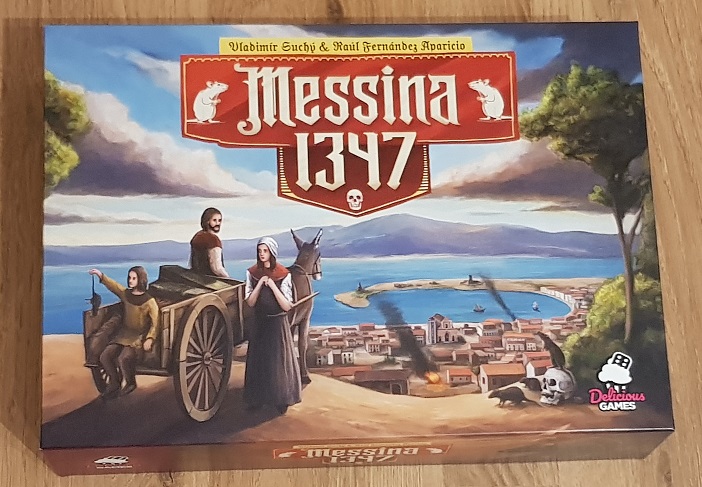 Messina 1347 Board Game Review Box