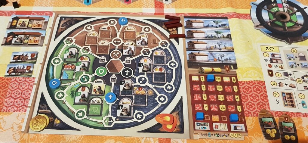 Messina 1347 Board Game Review Player Board