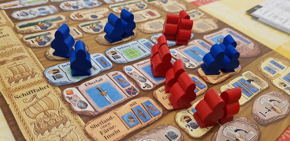 a feast for odin in 2022 - review action board close up