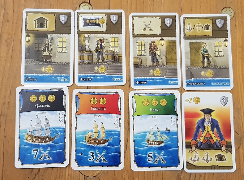 Port Royal Board Game Review Cards