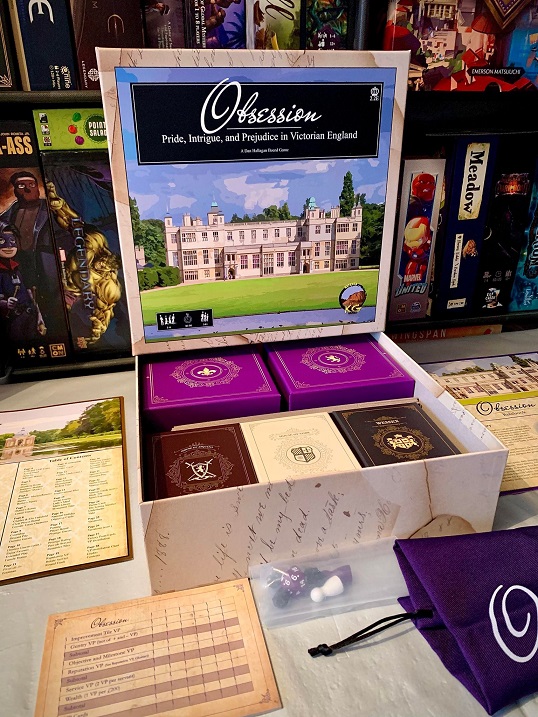 Obsession 2nd Edition with Expansions Review Box