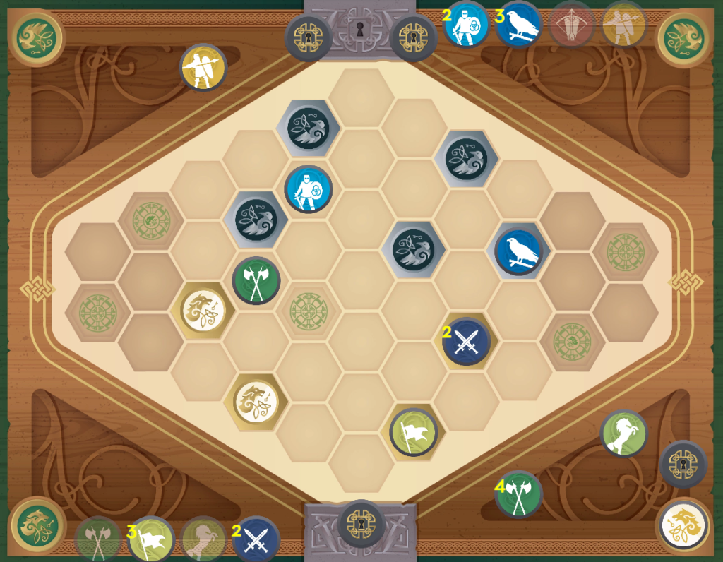 best abstract board game war chest on bga