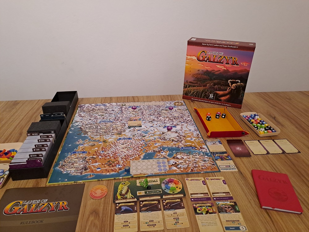 Lands of Galzyr Review Setup