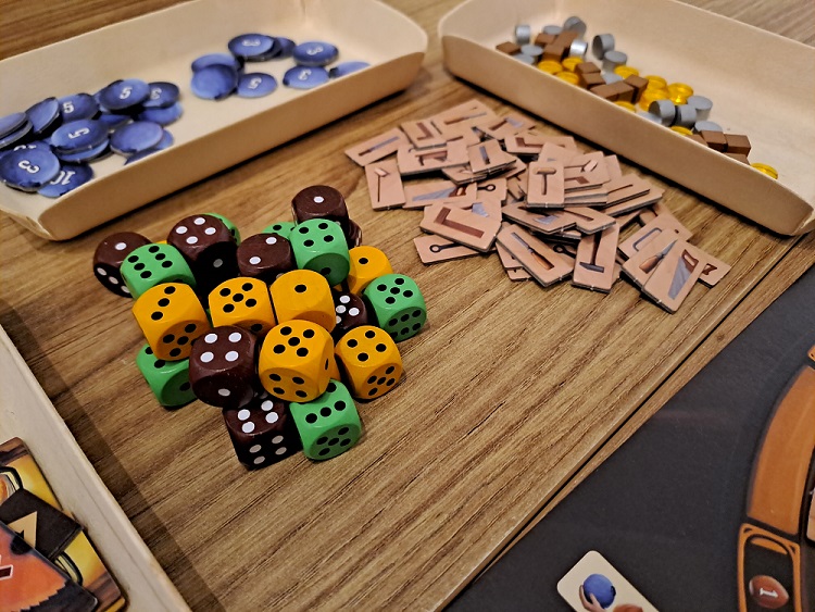 Woodcraft Board Game Review Dice